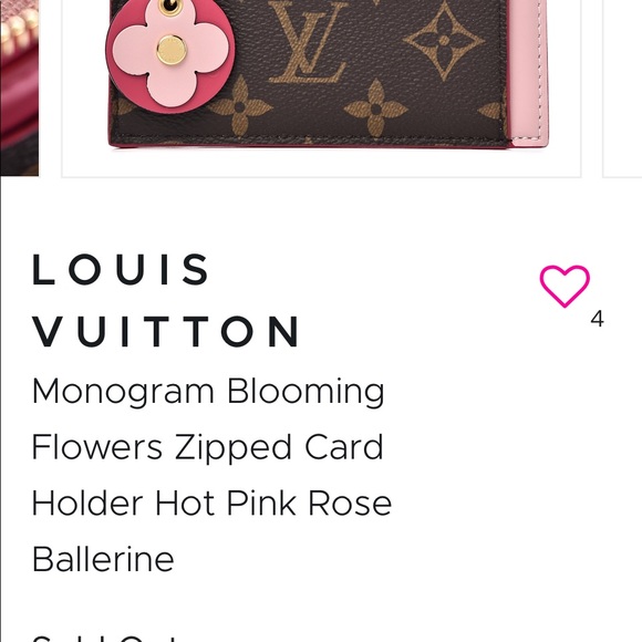 Louis Vuitton Flower Bloom Card Holder - Picture 2 of 9